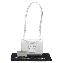Pre Owned Louis Vuitton White Epi Leather Twist PM Bag