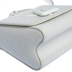 Pre Owned Louis Vuitton White Epi Leather Twist PM Bag