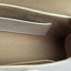 Pre Owned Louis Vuitton White Epi Leather Twist PM Bag