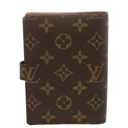 Pre Owned Louis Vuitton Monogram Canvas Small Ring Agenda Cover