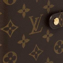Pre Owned Louis Vuitton Monogram Canvas Small Ring Agenda Cover
