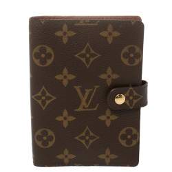 Pre Owned Louis Vuitton Monogram Canvas Small Ring Agenda Cover
