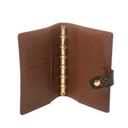 Pre Owned Louis Vuitton Monogram Canvas Small Ring Agenda Cover