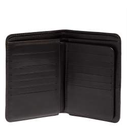 Pre Owned محفظة لوي فيتون جلد بني مضغوطة