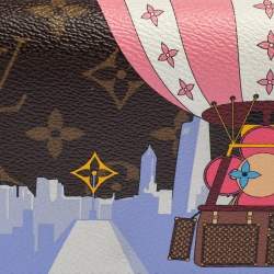 Pre Owned Louis Vuitton Brown Monogram Canvas Vivienne Shanghai Sarah Wallet