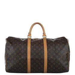 Pre Owned Louis Vuitton Monogram Canvas Keepall 50 Bag