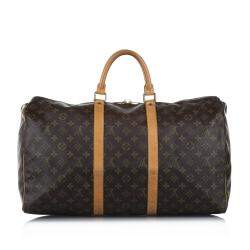 Pre Owned Louis Vuitton Monogram Canvas Keepall 50 Bag