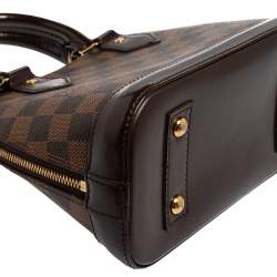 Pre Owned حقيبة لوي فيتون ألما بي بي كانفاس دامييه إيبني 