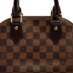 Pre Owned حقيبة لوي فيتون ألما بي بي كانفاس دامييه إيبني 