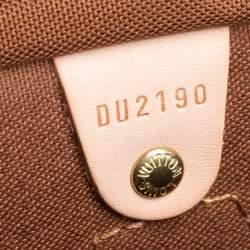 Pre Owned حقيبة لوي فيتون ماي LV هيريتاج سبيدي 35 كانفاس مونوغرامي 