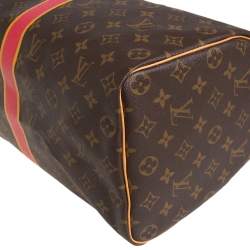 Pre Owned حقيبة لوي فيتون ماي LV هيريتاج سبيدي 35 كانفاس مونوغرامي 