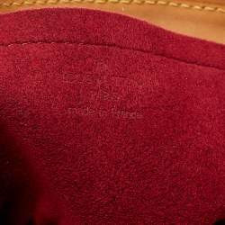 Pre Owned حقيبة لوي فيتون اودرا كانفاس مونوغرامية متعددة الألوان بيضاء