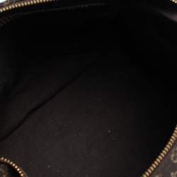 مملوكة مسبقًا حقيبة لوي فيتون "سبيدي 30" ميني لين كانفاس مونوغرامي  فحمي