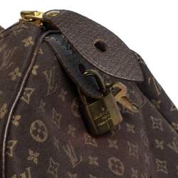 مملوكة مسبقًا حقيبة لوي فيتون "سبيدي 30" ميني لين كانفاس مونوغرامي  فحمي