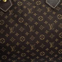 مملوكة مسبقًا حقيبة لوي فيتون "سبيدي 30" ميني لين كانفاس مونوغرامي  فحمي