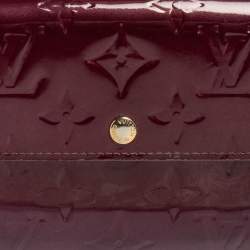 Pre Owned محفظة لوي فيتون سارا جلد لامع مونوغرامي بنفسجي