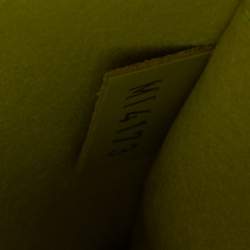 Pre Owned Louis Vuitton Pistache Epi Leather Alma MM Bag