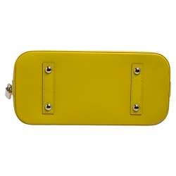 Pre Owned Louis Vuitton Pistache Epi Leather Alma MM Bag