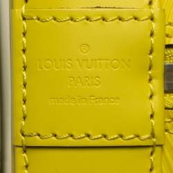 Pre Owned Louis Vuitton Pistache Epi Leather Alma MM Bag