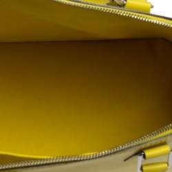 Pre Owned Louis Vuitton Pistache Epi Leather Alma MM Bag