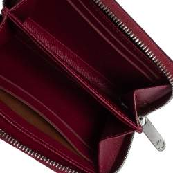 مملوكة مسبقًا محفظة عملات معدنية لوى فيتوى سحاب جلد إيبى فوشيا 