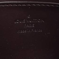 Pre Owned Louis Vuitton Amarante Monogram Vernis Zippy Coin Purse