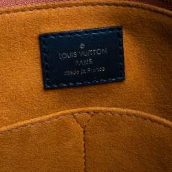 Pre Owned Louis Vuitton Black Monogram Empreinte Leather Onthego GM Bag