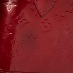 Pre Owned Louis Vuitton Pomme D’amour Monogram Vernis Alma BB Bag