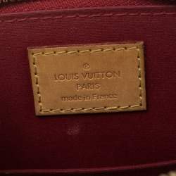 Pre Owned Louis Vuitton Pomme D’amour Monogram Vernis Alma BB Bag