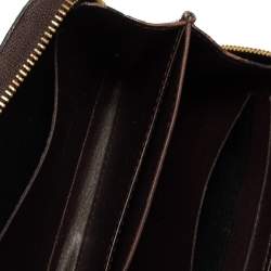 Pre Owned حافظة عملات معدنية لوى فيتون سحاب فيرنيه مونوغرامى عنابية