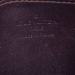 Pre Owned حافظة عملات معدنية لوى فيتون سحاب فيرنيه مونوغرامى عنابية