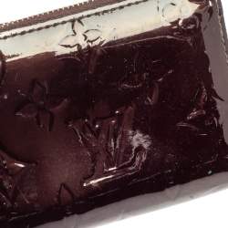 Pre Owned حافظة عملات معدنية لوى فيتون سحاب فيرنيه مونوغرامى عنابية