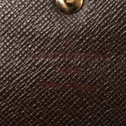 مملوكة مسبقًا Louis Vuitton Damier Ebene Coated Canvas Sarah Wallet