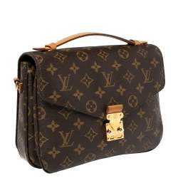 Pre Owned Louis Vuitton Monogram Canvas Pochette Metis Bag