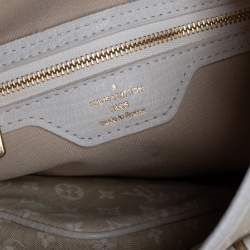 Pre Owned Louis Vuitton Dune Monogram Mini Lin Canvas Bucket PM Bag