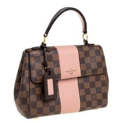 Pre Owned Louis Vuitton Magnolia Damier Ebene Bond Street BB Bag