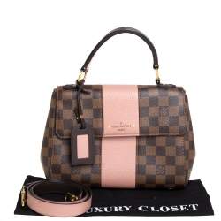 Pre Owned Louis Vuitton Magnolia Damier Ebene Bond Street BB Bag