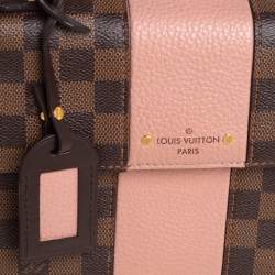 Pre Owned Louis Vuitton Magnolia Damier Ebene Bond Street BB Bag