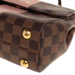 Pre Owned Louis Vuitton Magnolia Damier Ebene Bond Street BB Bag