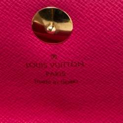 مملوكة مسبقًا Louis Vuitton Black Monogram Multicolore Canvas Sarah Wallet