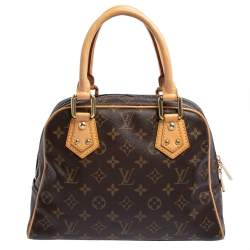 Pre Owned Louis Vuitton Monogram Canvas Manhattan PM Satchel