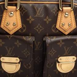 Pre Owned Louis Vuitton Monogram Canvas Manhattan PM Satchel