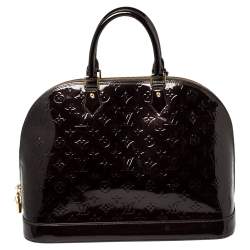 مملوكة مسبقًا Louis Vuitton Amarante Monogram Vernis Alma GM Bag