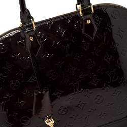 مملوكة مسبقًا Louis Vuitton Amarante Monogram Vernis Alma GM Bag
