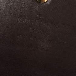 Pre Owned محفظة لوي فيتون سارا جلد لامع مونوغرامي أسود