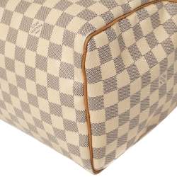 Pre Owned Louis Vuitton Damier Azur Canvas Speedy 30 Bag