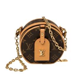 Vintage Louis Vuitton Monogram Earrings Large Gold 5cm