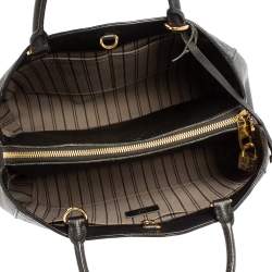 مملوكة مسبقًا Louis Vuitton Black Monogram Empreinte Leather Montaigne MM Bag