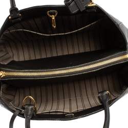 مملوكة مسبقًا Louis Vuitton Black Monogram Empreinte Leather Montaigne MM Bag