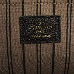 مملوكة مسبقًا Louis Vuitton Black Monogram Empreinte Leather Montaigne MM Bag